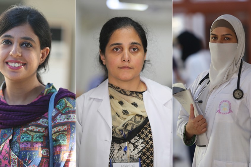 巴基斯坦：六名女医生讲述她们得到的激励、面临的挑战，以及给未来一代的建议