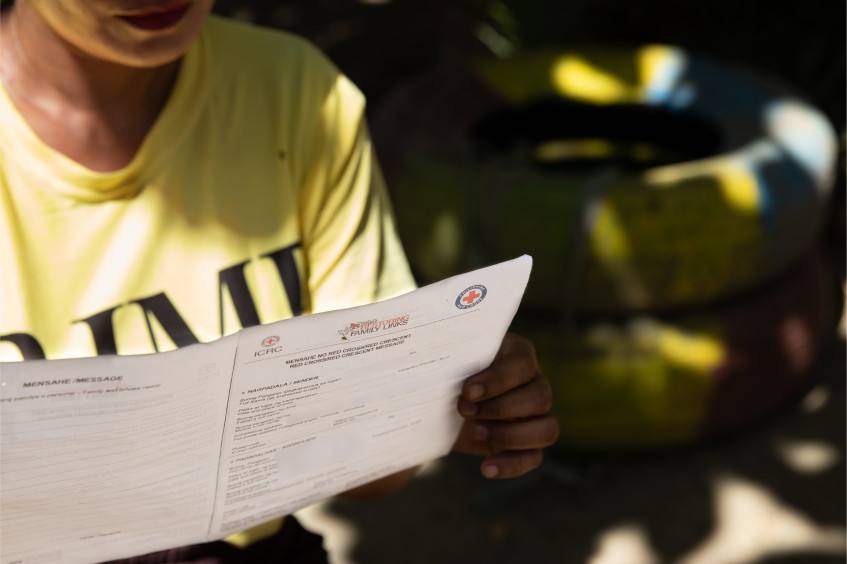 Philippines: Detainee reconnects with family through Red Cross messages, finds forgiveness and hope