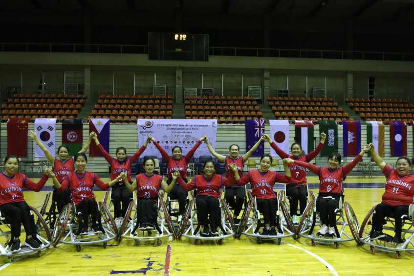 Cambodia: Women’s wheelchair basketball team display skill and hard work in Thailand