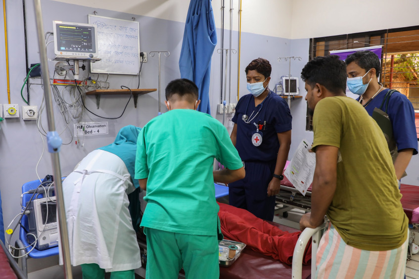孟加拉国：三年来红十字国际委员会支持的萨达尔医院急诊科已救治37.7万名患者