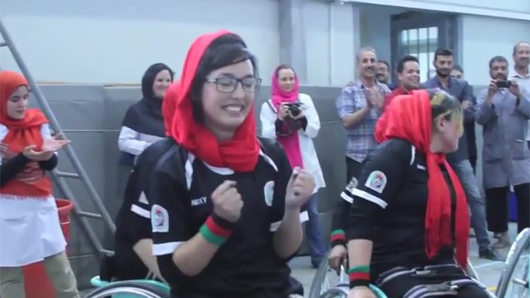 Afganistán: torneo de básquet femenino en silla de ruedas