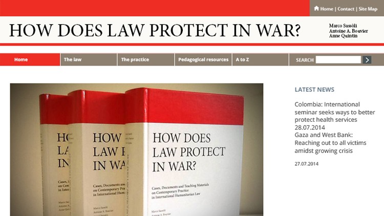 How Does Law Protect in War? Online platform