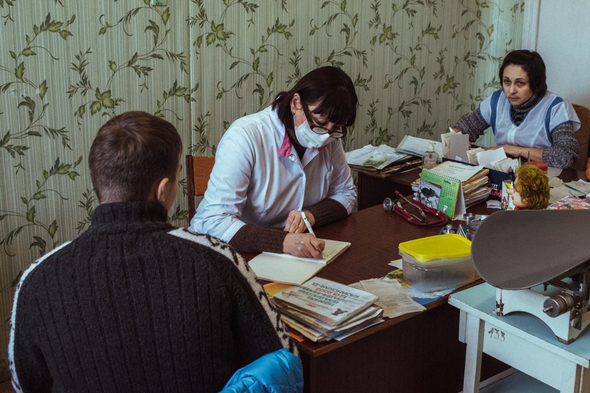 Lysychansk Clinic, Lugansk region, December 2014.