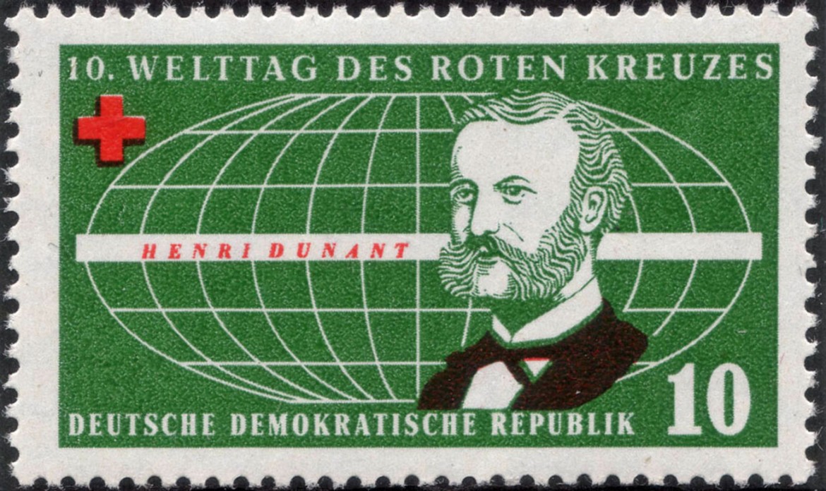 Германская Демократическая Республика, 1957 г. Анри Дюнан. 