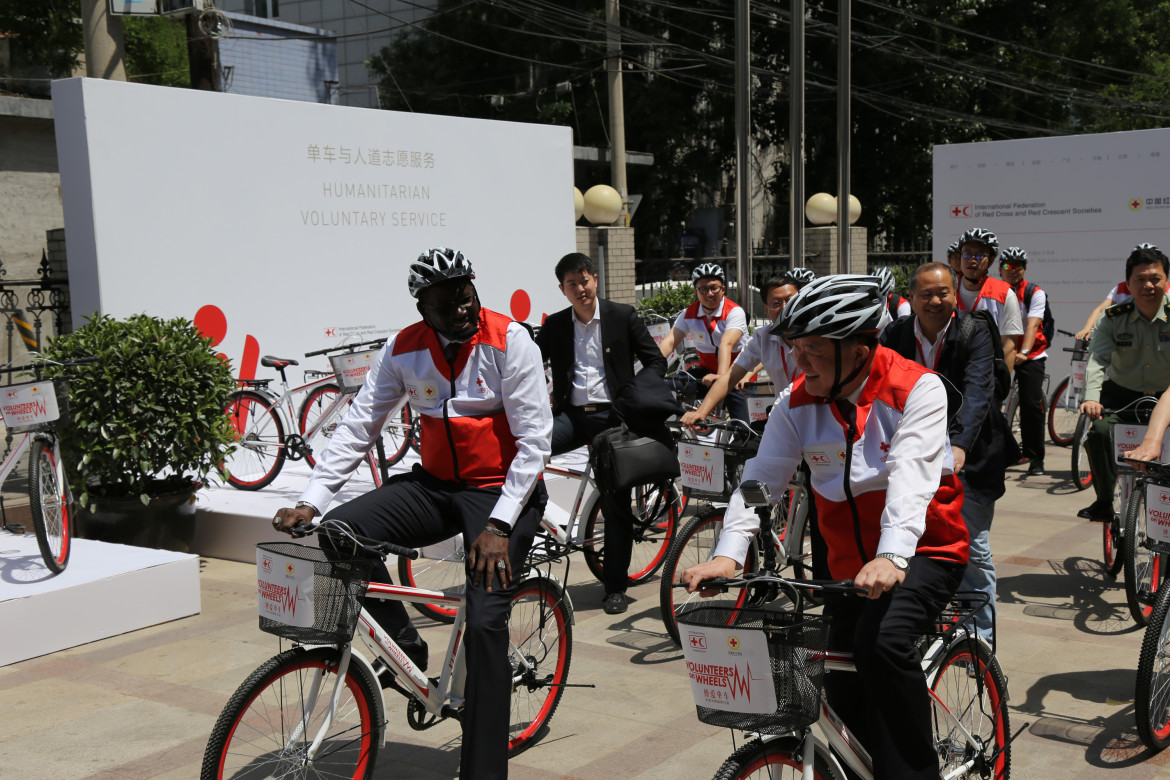 2017年5月15日， “博爱单车”项目在中国启动。