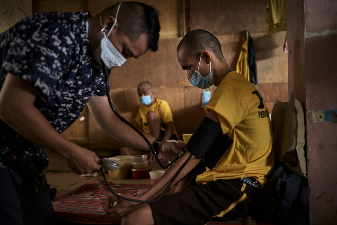 Filipinas: En los lugares de detención de Filipinas, se han registrado casos de tuberculosis durante muchos años.