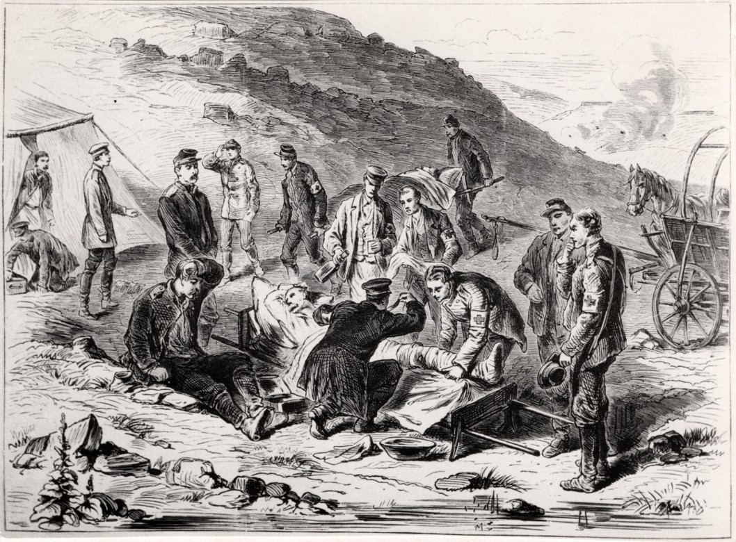1864 г. – Защита раненых и больных военнослужащих