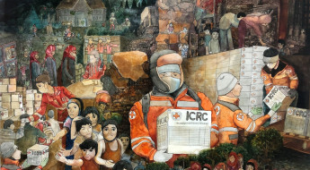 Thailand: Inspiring art pieces featured in exhibition reflect ICRC, IFRC and TRCS work