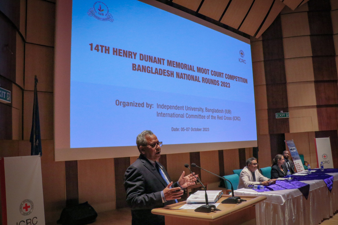 Rear Admiral (Retd.) Md. Khurshed Alam, BN, Secretary of the Maritime Affairs Unit at the Ministry of Foreign Affairs highlighted that the event is a platform for fostering future generations of lawyers and policymakers.