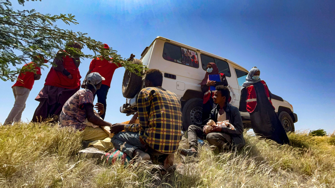 The DRCS team operates twice weekly along the southern part of the migration route offering much needed assistance