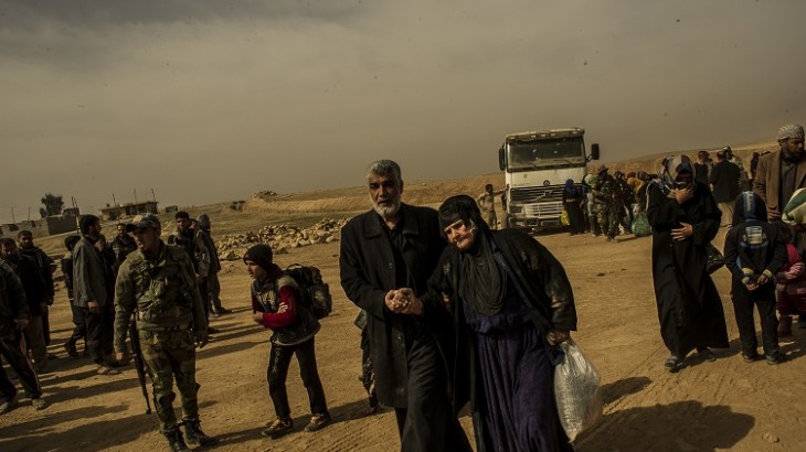 La guerra en Mosul ha obligado a miles de personas a desplazarse. CC BY-NC-ND / CICR / André Liohn